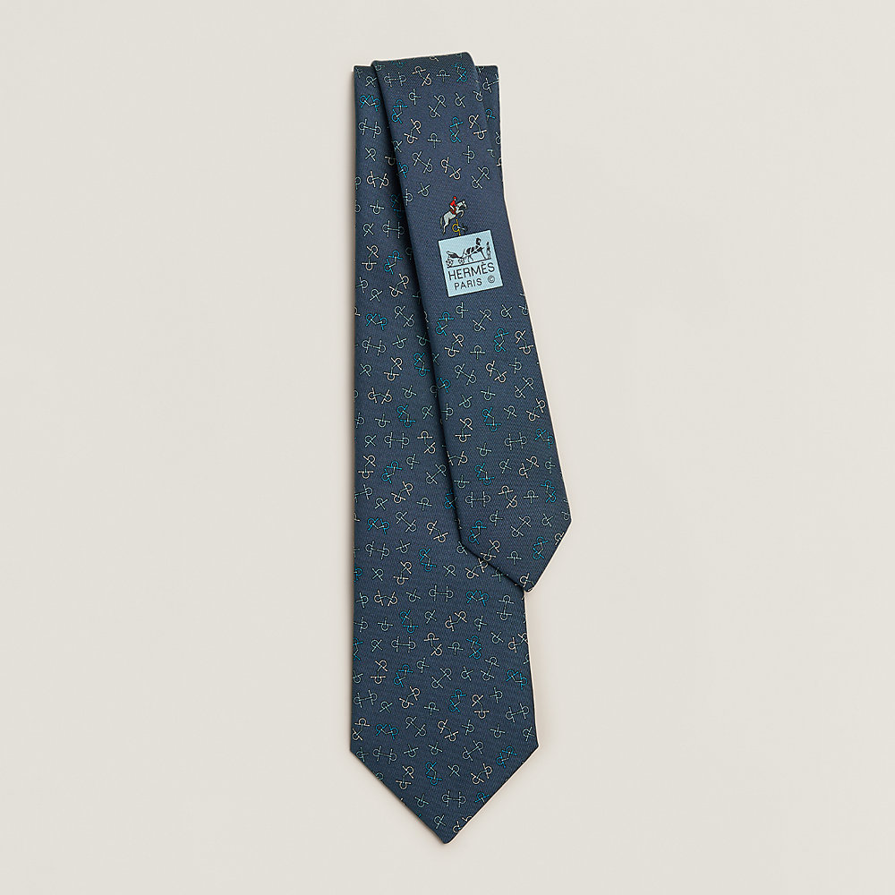 Mors Dance tie - Blue | Hermès USA